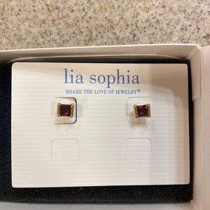 Lia Sophia Gold Earrings